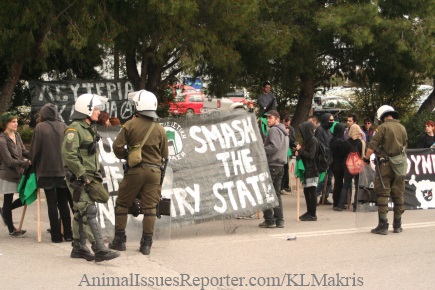 ‘Burn the fur industry,’ say Greek protestors Animal Advocacy